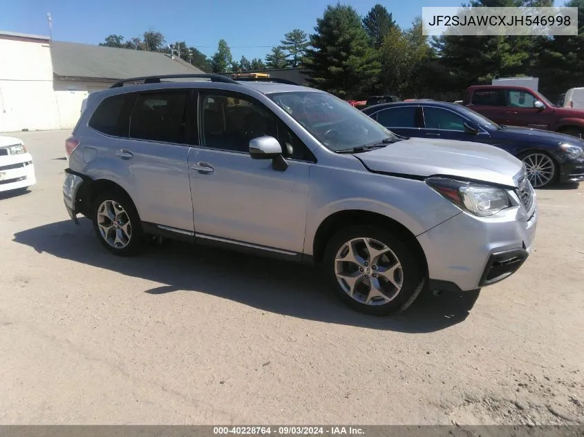 2018 Subaru Forester 2.5I Touring VIN: JF2SJAWCXJH546998 Lot: 40228764