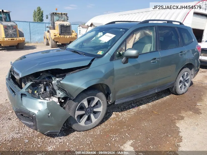 2018 Subaru Forester 2.5I Premium VIN: JF2SJAECXJH454579 Lot: 40266406