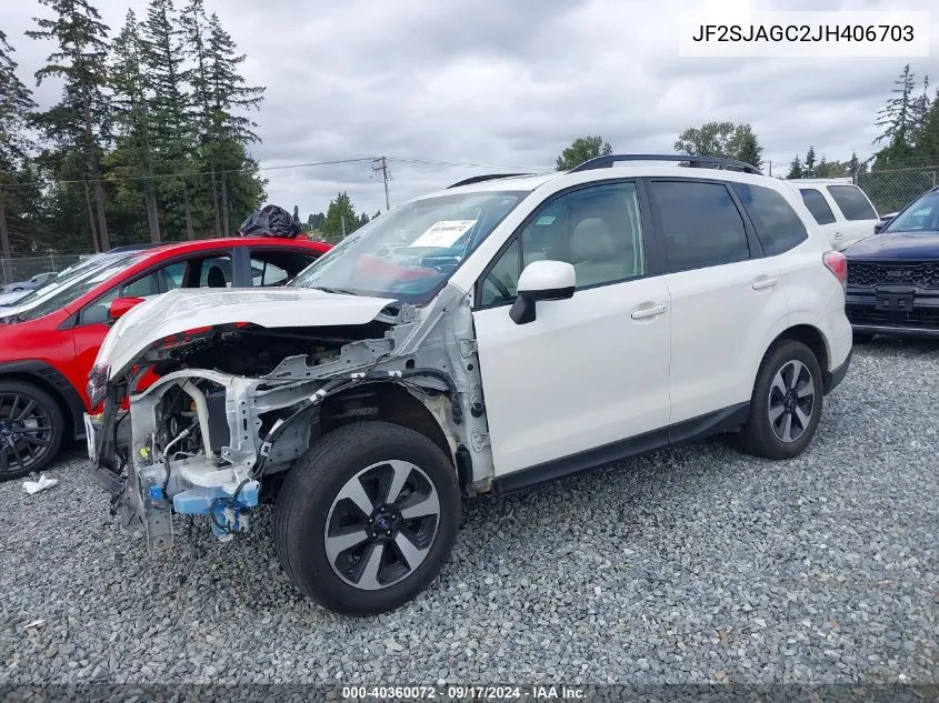 JF2SJAGC2JH406703 2018 Subaru Forester 2.5I Premium