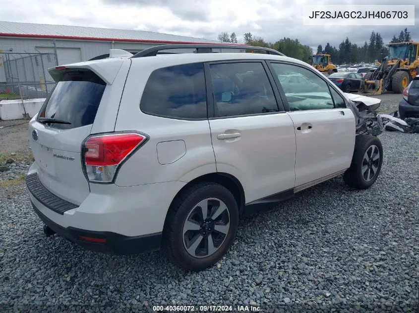 JF2SJAGC2JH406703 2018 Subaru Forester 2.5I Premium