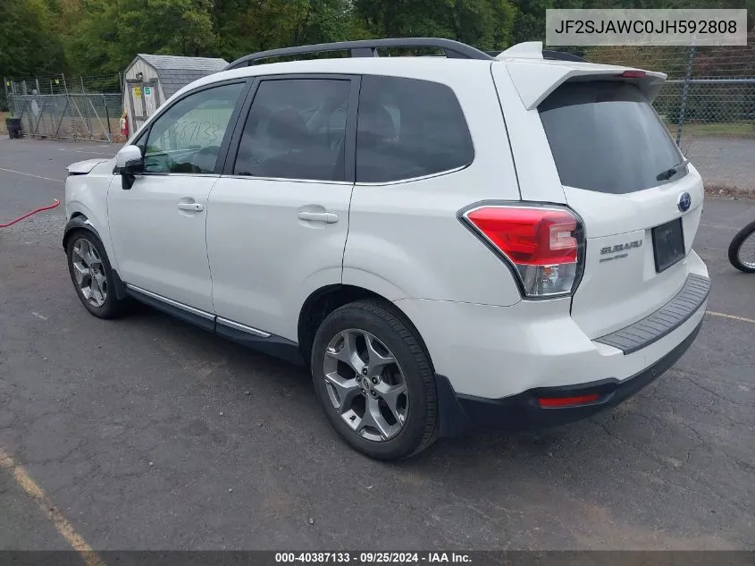 2018 Subaru Forester 2.5I Touring VIN: JF2SJAWC0JH592808 Lot: 40387133