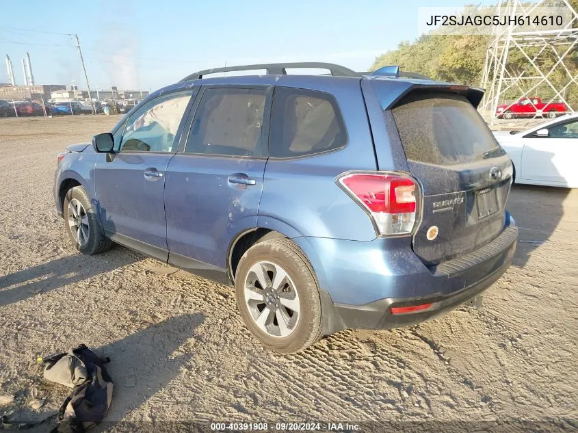 JF2SJAGC5JH614610 2018 Subaru Forester 2.5I Premium