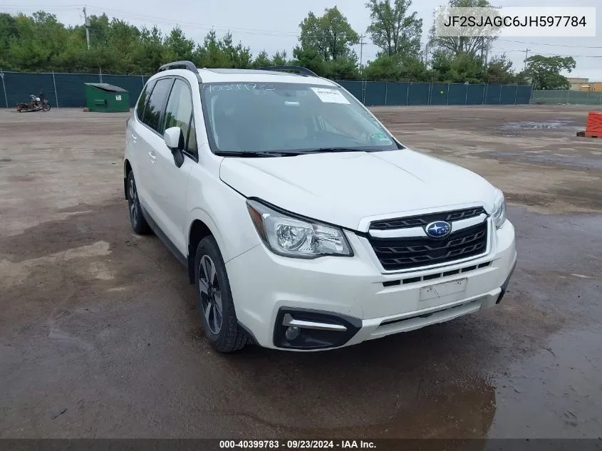 2018 Subaru Forester 2.5I Premium VIN: JF2SJAGC6JH597784 Lot: 40399783