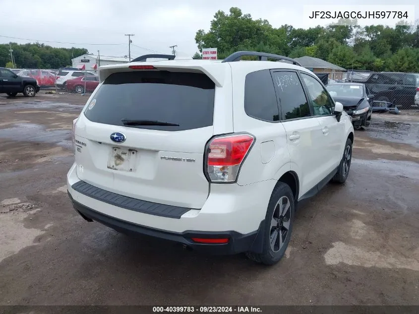 2018 Subaru Forester 2.5I Premium VIN: JF2SJAGC6JH597784 Lot: 40399783