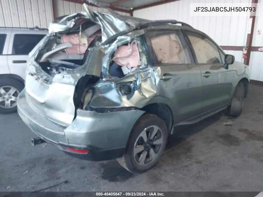 JF2SJABC5JH504793 2018 Subaru Forester 2.5I