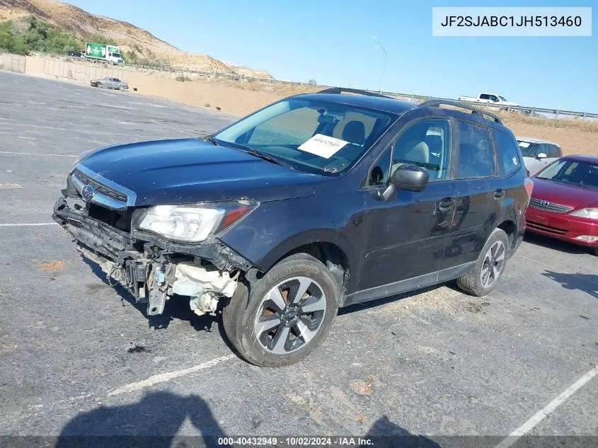 2018 Subaru Forester 2.5I VIN: JF2SJABC1JH513460 Lot: 40432949