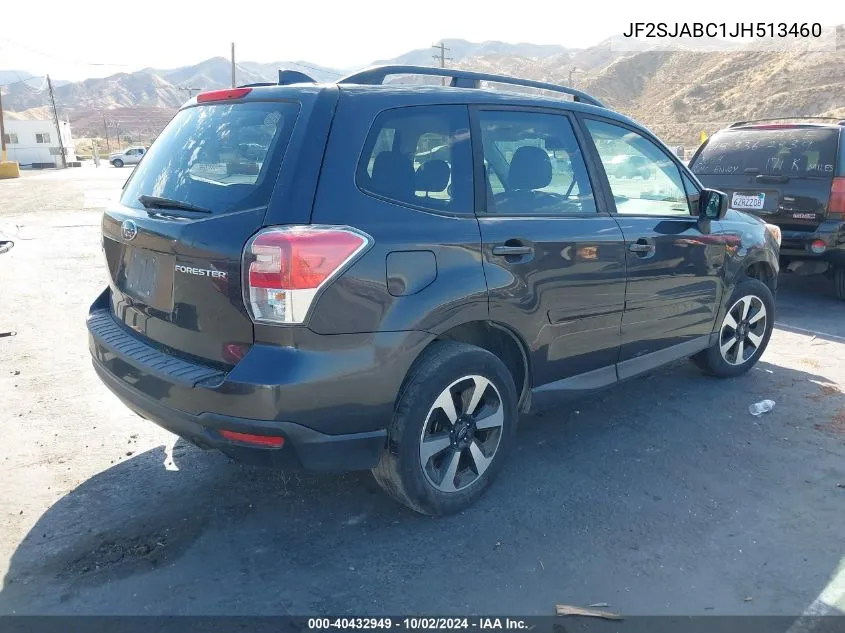 2018 Subaru Forester 2.5I VIN: JF2SJABC1JH513460 Lot: 40432949