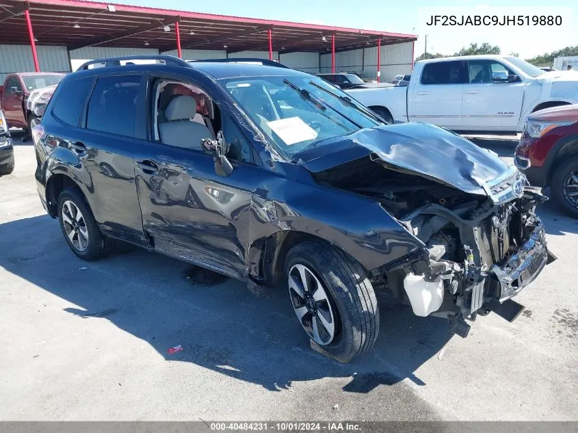 2018 Subaru Forester 2.5I VIN: JF2SJABC9JH519880 Lot: 40484231