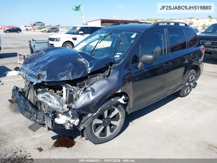 2018 Subaru Forester 2.5I VIN: JF2SJABC9JH519880 Lot: 40484231