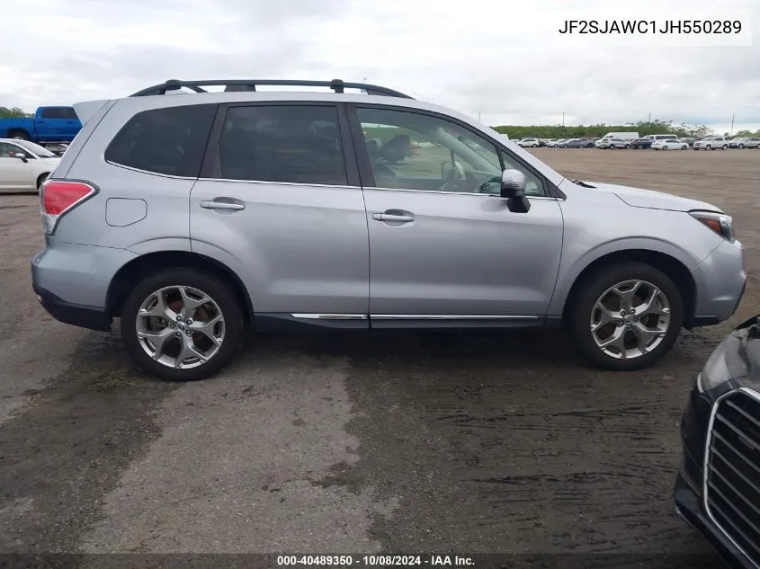 2018 Subaru Forester 2.5I Touring VIN: JF2SJAWC1JH550289 Lot: 40489350