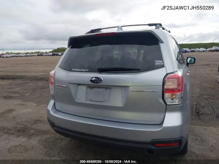 JF2SJAWC1JH550289 2018 Subaru Forester 2.5I Touring