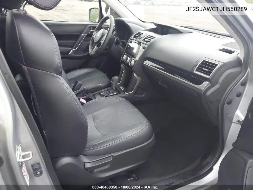 JF2SJAWC1JH550289 2018 Subaru Forester 2.5I Touring