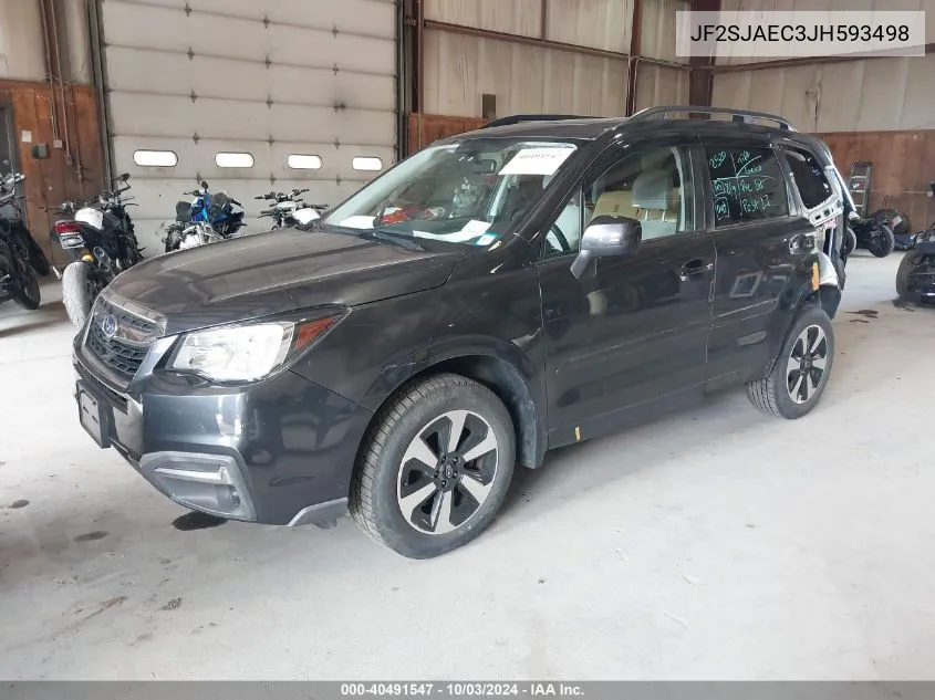 JF2SJAEC3JH593498 2018 Subaru Forester 2.5I Premium