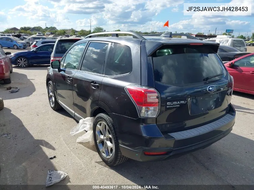 2018 Subaru Forester 2.5I Touring VIN: JF2SJAWC3JH428453 Lot: 40493617