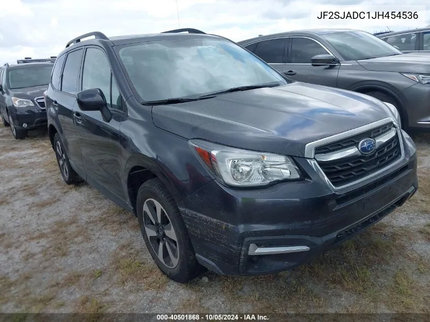 2018 Subaru Forester 2.5I Premium VIN: JF2SJADC1JH454536 Lot: 40501868