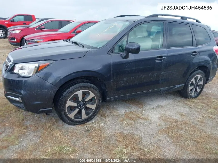 2018 Subaru Forester 2.5I Premium VIN: JF2SJADC1JH454536 Lot: 40501868