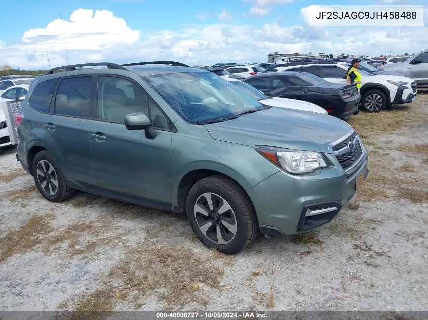 2018 Subaru Forester 2.5I Premium VIN: JF2SJAGC9JH458488 Lot: 40506727