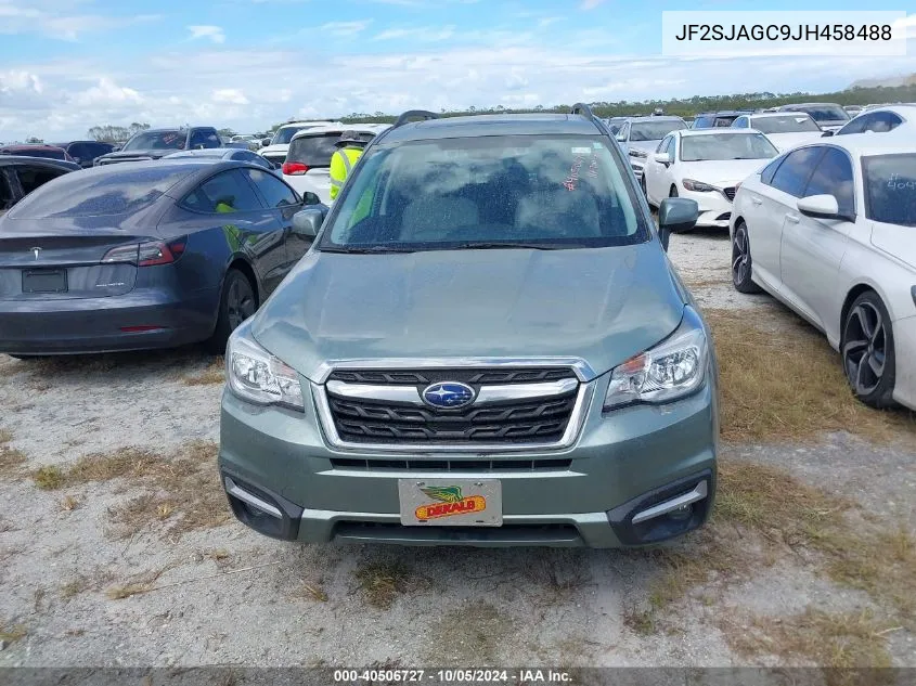 2018 Subaru Forester 2.5I Premium VIN: JF2SJAGC9JH458488 Lot: 40506727