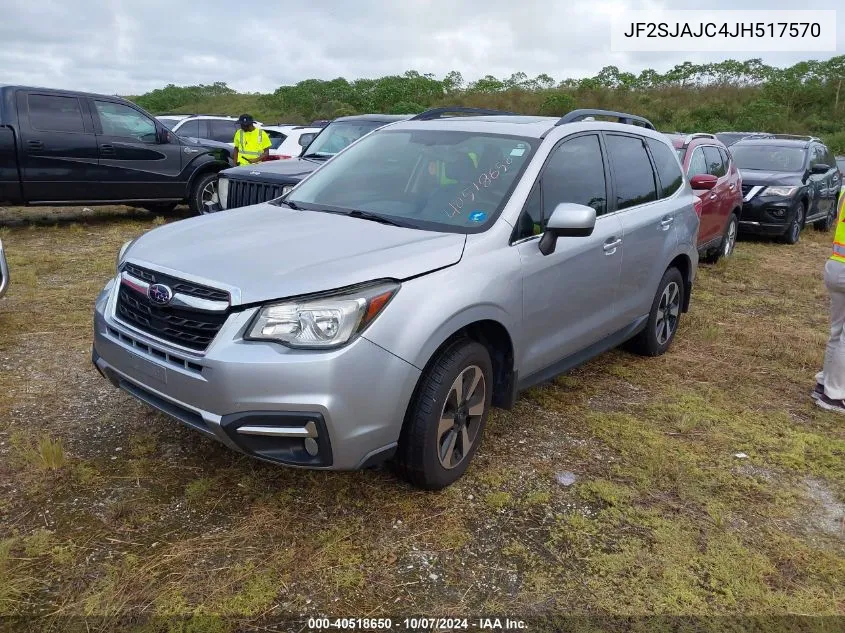 2018 Subaru Forester 2.5I Limited VIN: JF2SJAJC4JH517570 Lot: 40518650