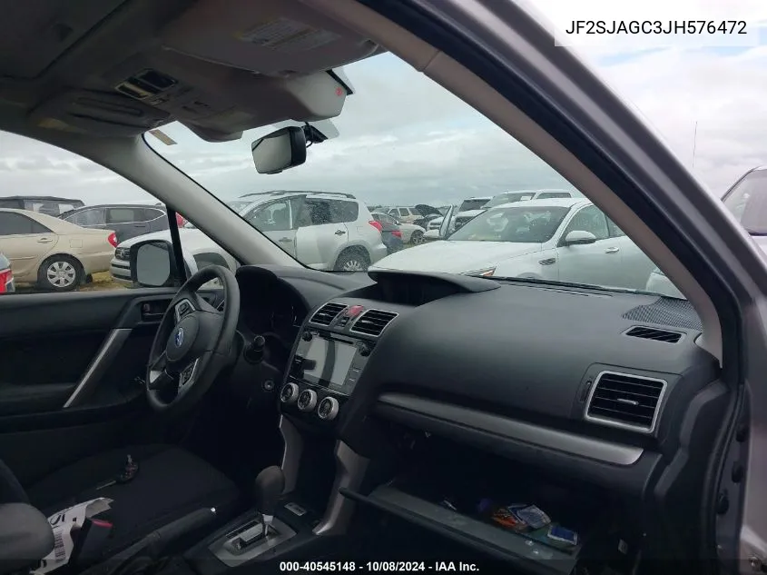 JF2SJAGC3JH576472 2018 Subaru Forester 2.5I Premium