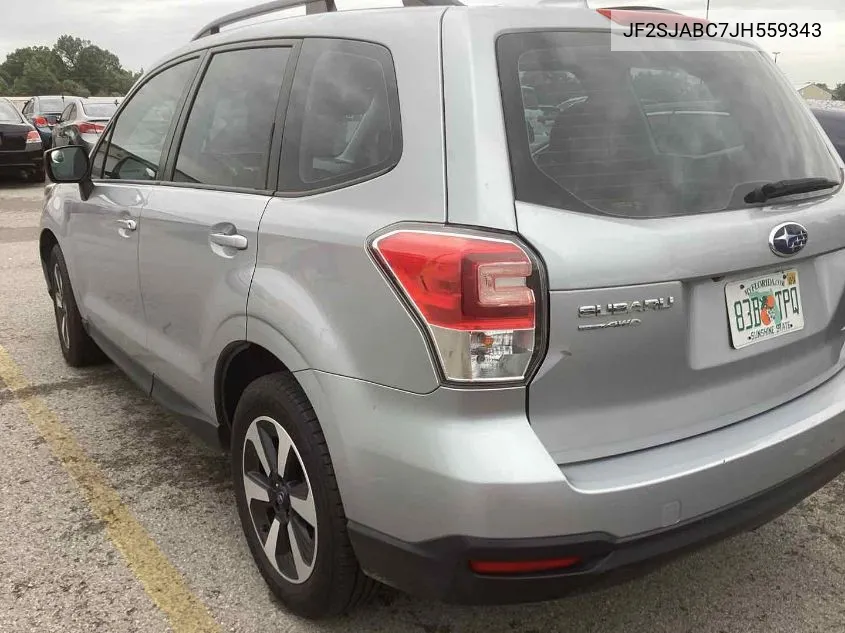 2018 Subaru Forester 2.5I VIN: JF2SJABC7JH559343 Lot: 40578243