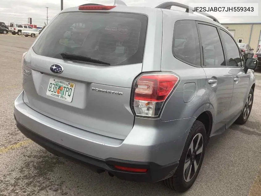 2018 Subaru Forester 2.5I VIN: JF2SJABC7JH559343 Lot: 40578243