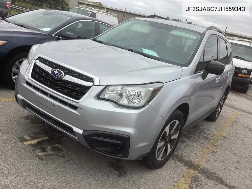 2018 Subaru Forester 2.5I VIN: JF2SJABC7JH559343 Lot: 40578243