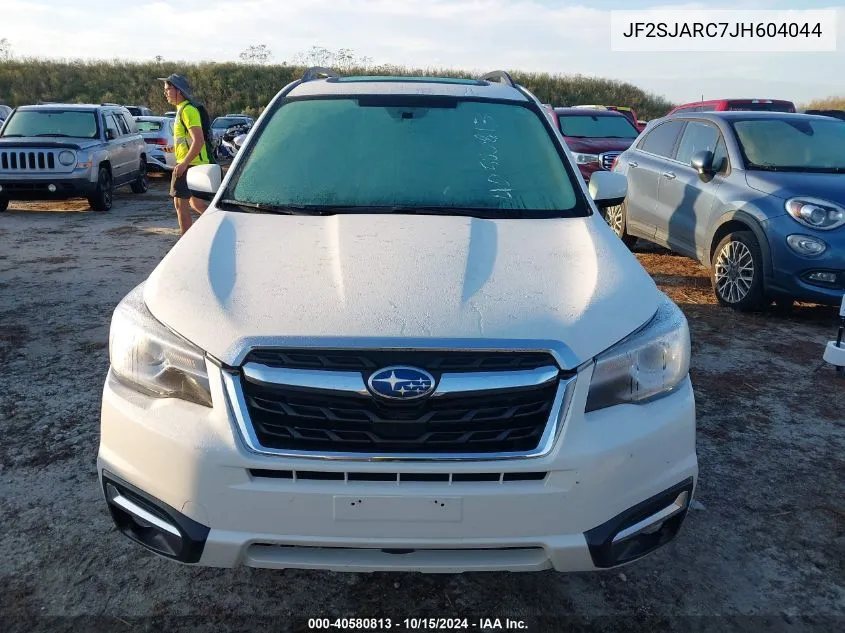 2018 Subaru Forester 2.5I Limited VIN: JF2SJARC7JH604044 Lot: 40580813