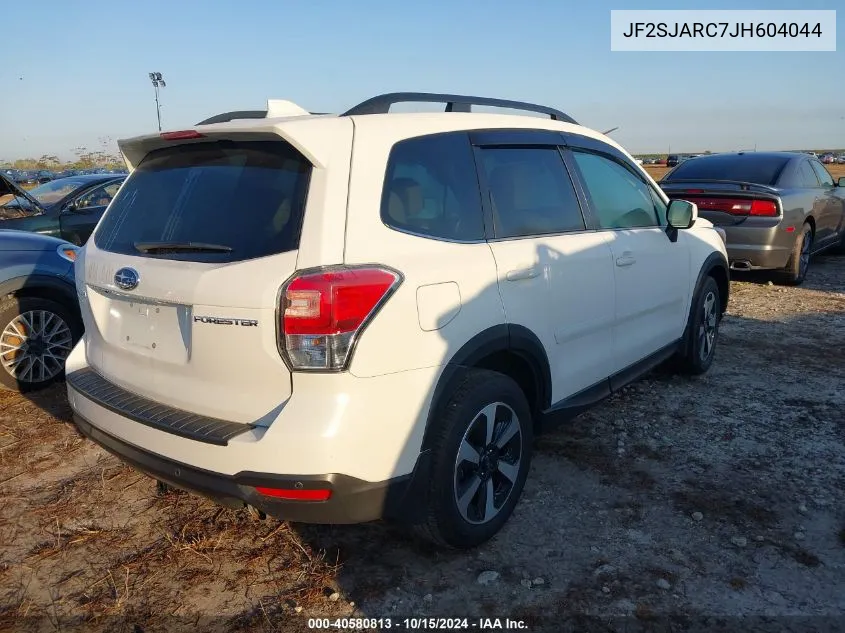 2018 Subaru Forester 2.5I Limited VIN: JF2SJARC7JH604044 Lot: 40580813