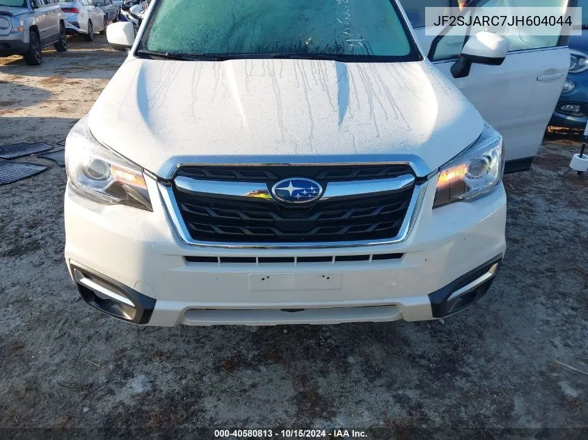 2018 Subaru Forester 2.5I Limited VIN: JF2SJARC7JH604044 Lot: 40580813