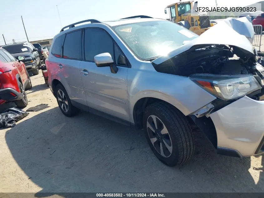 2018 Subaru Forester 2.5I Premium VIN: JF2SJAEC9JG590823 Lot: 40583502