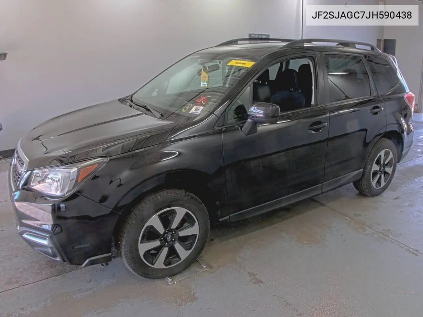 2018 Subaru Forester 2.5I Premium VIN: JF2SJAGC7JH590438 Lot: 40590072