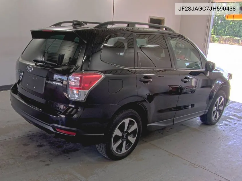 2018 Subaru Forester 2.5I Premium VIN: JF2SJAGC7JH590438 Lot: 40590072