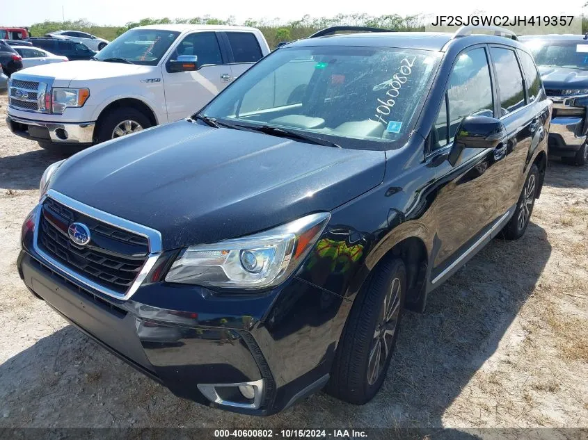 2018 Subaru Forester 2.0Xt Touring VIN: JF2SJGWC2JH419357 Lot: 40600802