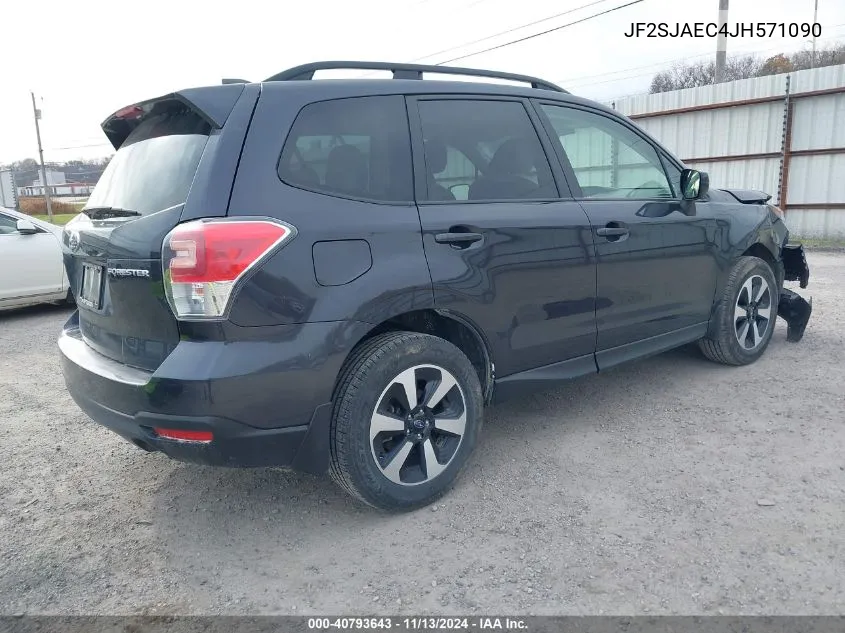 2018 Subaru Forester 2.5I Premium VIN: JF2SJAEC4JH571090 Lot: 40793643