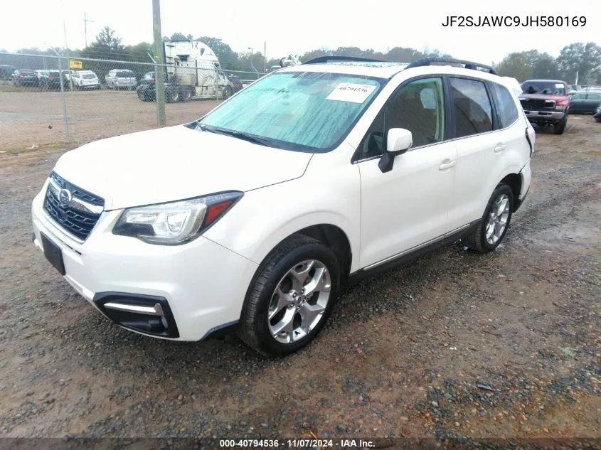 JF2SJAWC9JH580169 2018 Subaru Forester 2.5I Touring