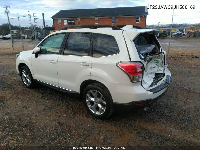 JF2SJAWC9JH580169 2018 Subaru Forester 2.5I Touring