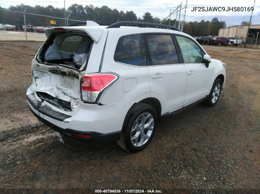 JF2SJAWC9JH580169 2018 Subaru Forester 2.5I Touring