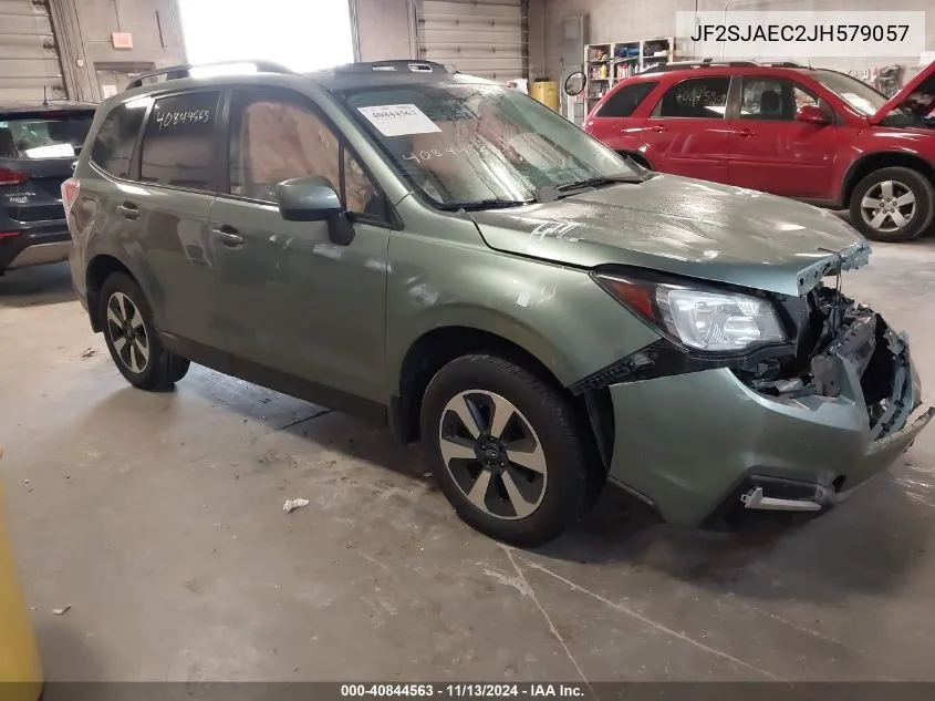 2018 Subaru Forester 2.5I Premium VIN: JF2SJAEC2JH579057 Lot: 40844563