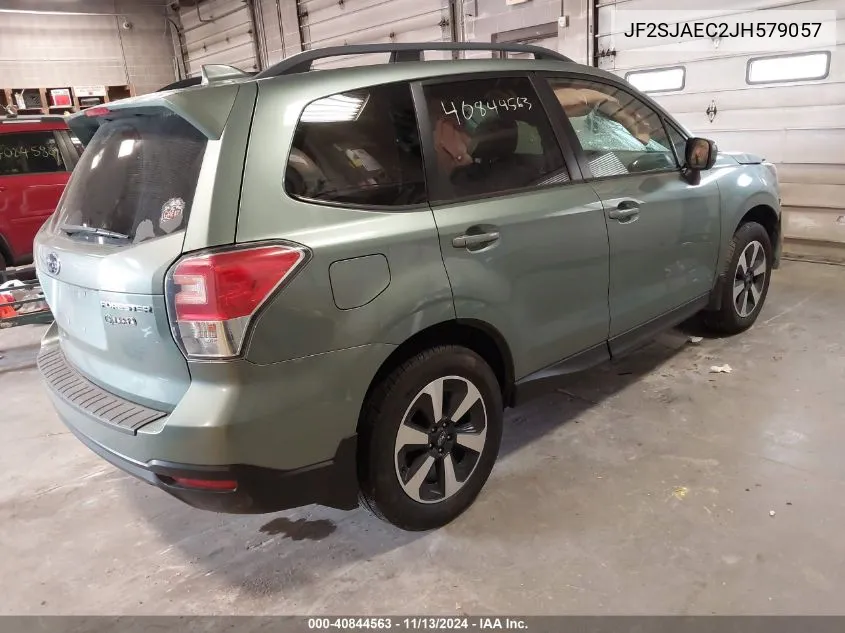 2018 Subaru Forester 2.5I Premium VIN: JF2SJAEC2JH579057 Lot: 40844563