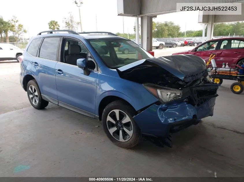 2018 Subaru Forester 2.5I Limited VIN: JF2SJAJC3JH522453 Lot: 40909506