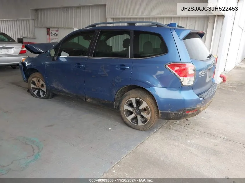 2018 Subaru Forester 2.5I Limited VIN: JF2SJAJC3JH522453 Lot: 40909506