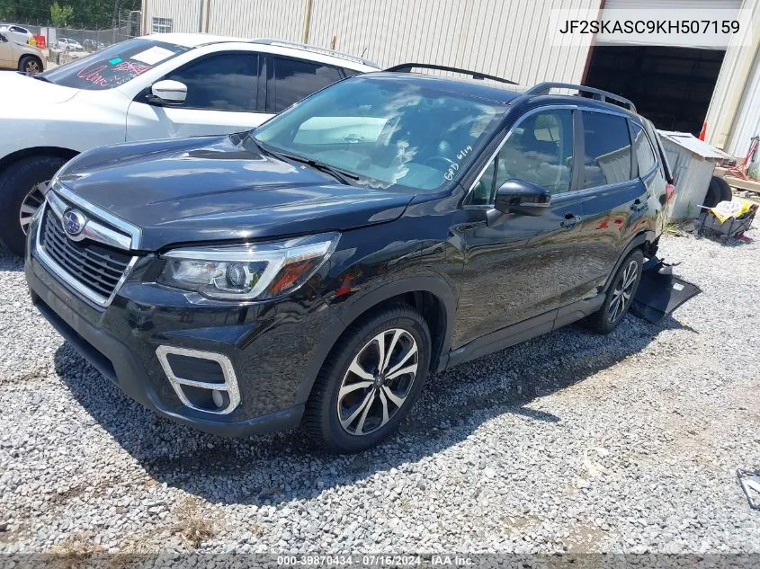 2019 Subaru Forester Limited VIN: JF2SKASC9KH507159 Lot: 39870434