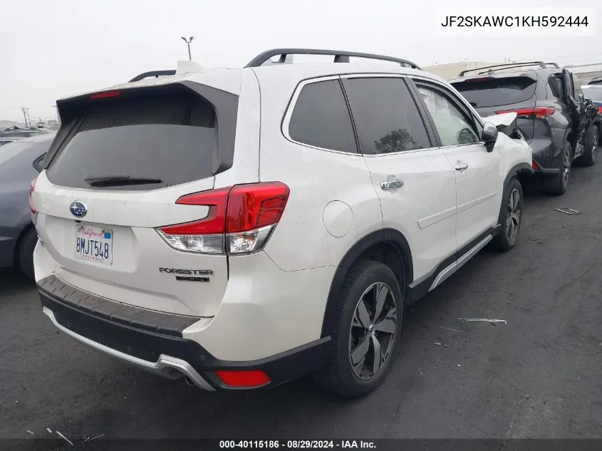 JF2SKAWC1KH592444 2019 Subaru Forester Touring