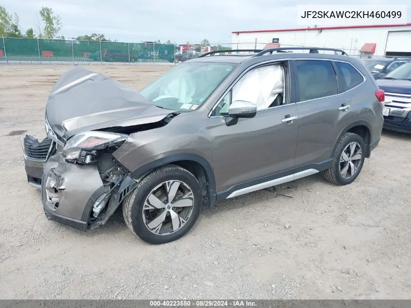 2019 Subaru Forester Touring VIN: JF2SKAWC2KH460499 Lot: 40223550