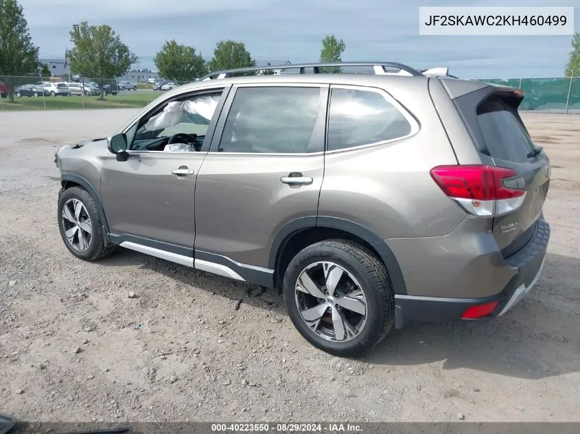 2019 Subaru Forester Touring VIN: JF2SKAWC2KH460499 Lot: 40223550