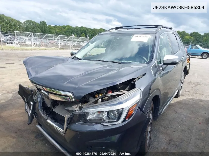 2019 Subaru Forester Touring VIN: JF2SKAWC8KH586804 Lot: 40264876