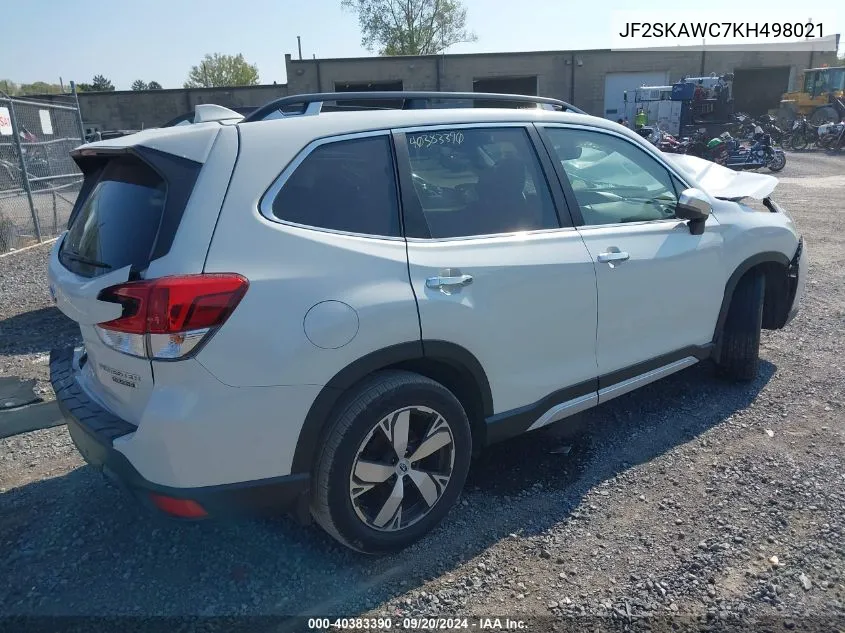 JF2SKAWC7KH498021 2019 Subaru Forester Touring