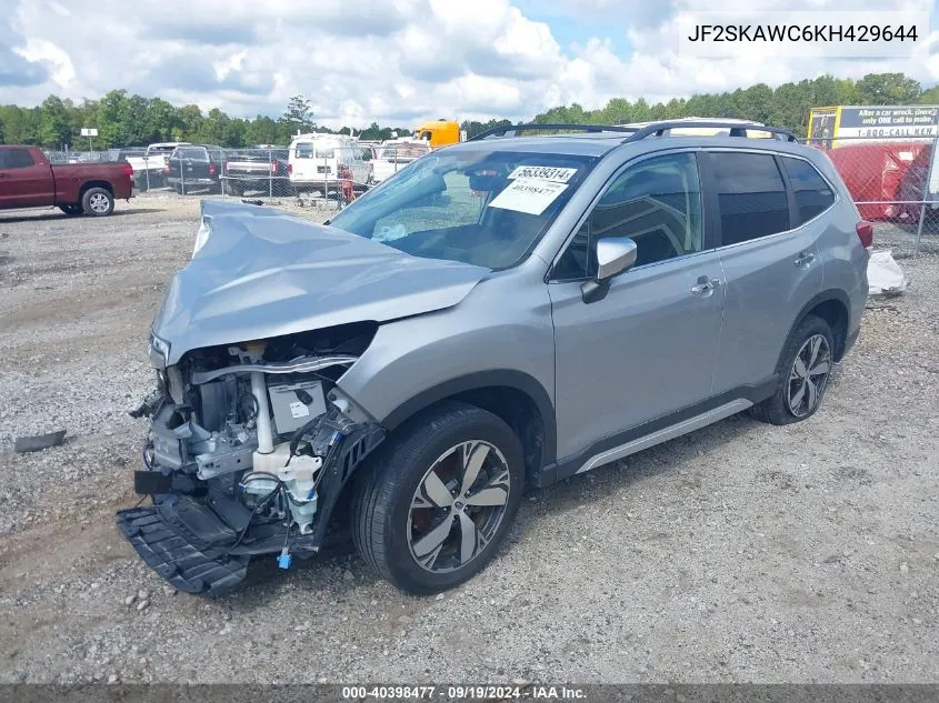 JF2SKAWC6KH429644 2019 Subaru Forester Touring