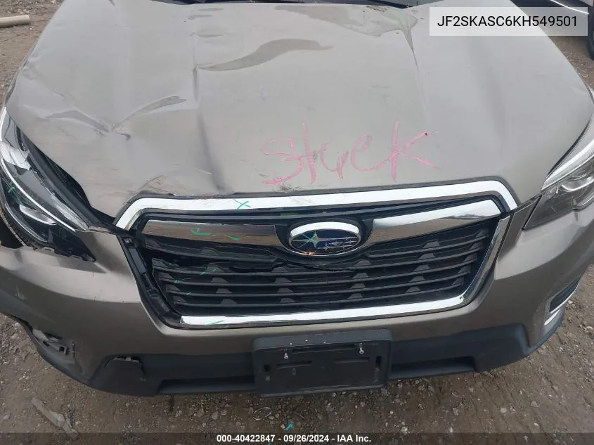 JF2SKASC6KH549501 2019 Subaru Forester Limited